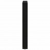 Nogi do stołu jadalnego w kształcie litery V 3 szt. Czarne 70x(72-73,3) cm Stalowe