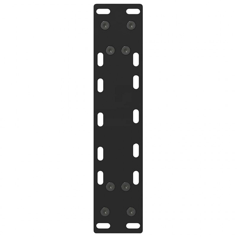 Nogi do stolika kawowego czarne 2 szt. 28x(42-43) cm stal
