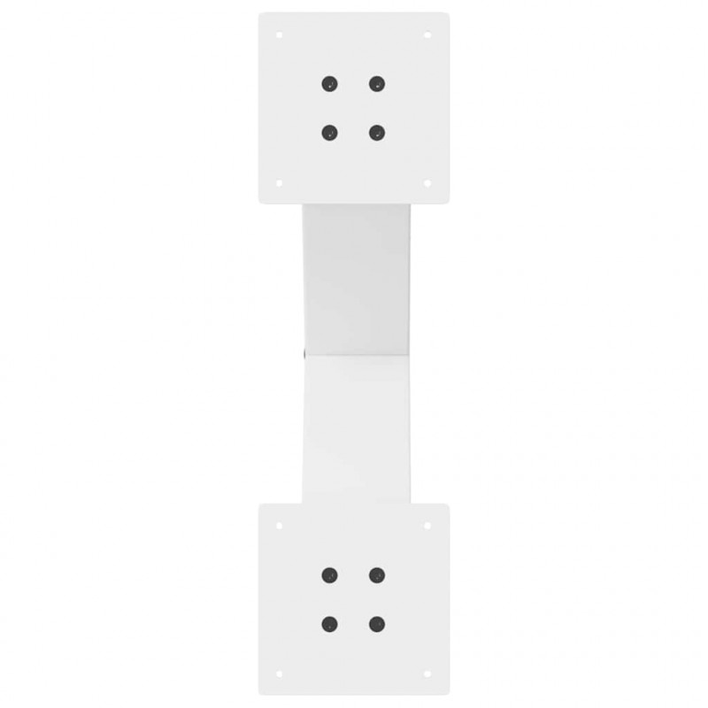 Nogi do stolika kawowego w kształcie litery X 2 szt. Białe 60x(42-43) cm Stal