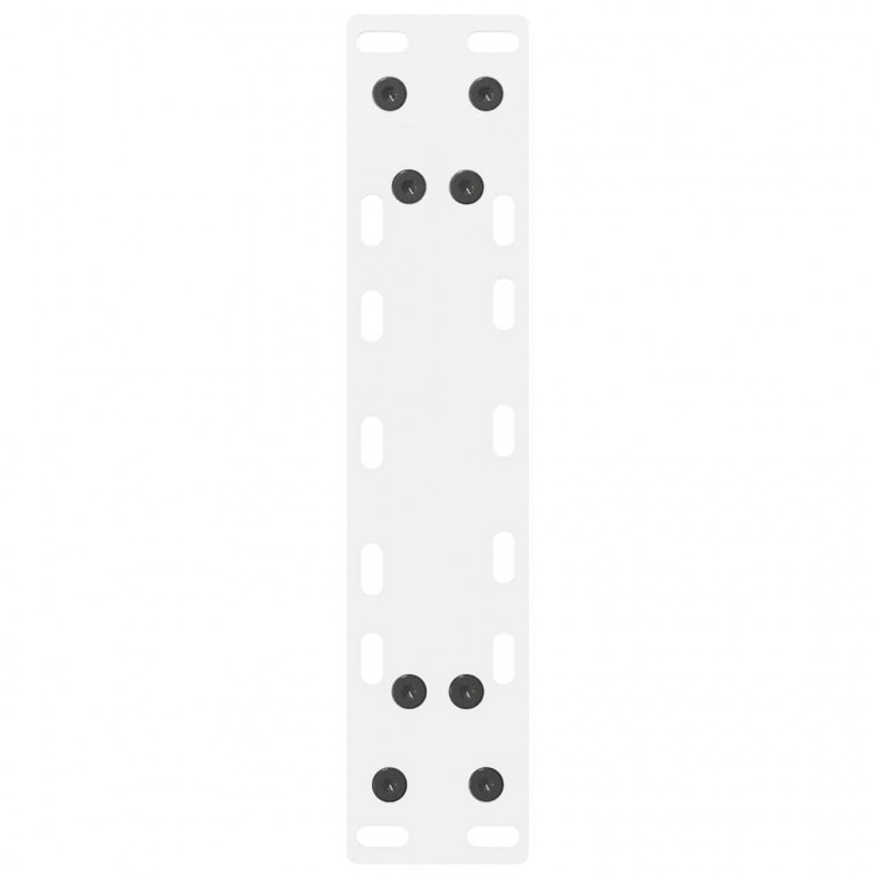Nogi do stolika kawowego Białe 2 szt. 28x(42-43) cm Stal