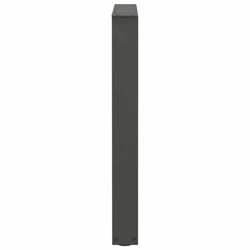 Nogi do stołu jadalnego w kształcie litery V 3 szt. Antracyt 70x(72-73,3) cm Stal