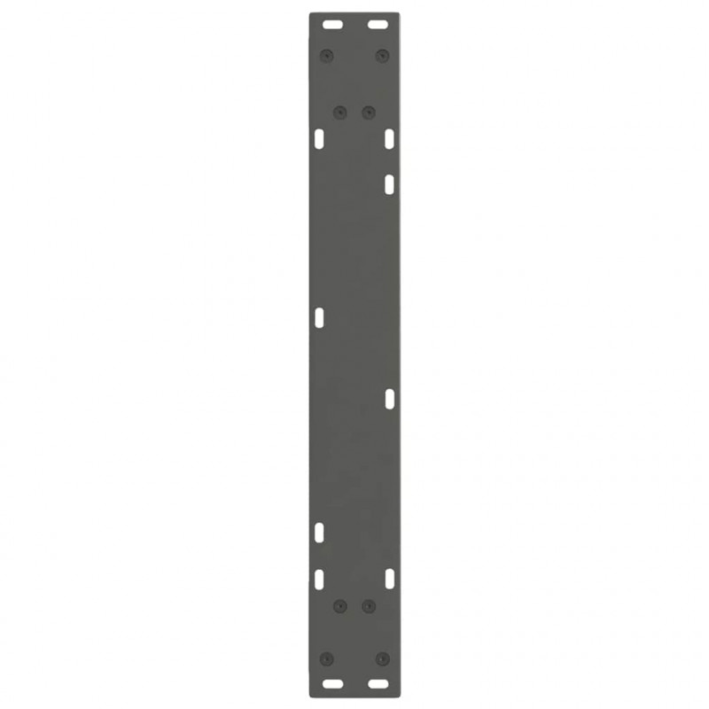 Nogi do stołu jadalnego w kształcie litery V 3 szt. Antracyt 70x(72-73,3) cm Stal