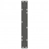 Nogi do stołu jadalnego w kształcie litery V 3 szt. Antracyt 70x(72-73,3) cm Stal
