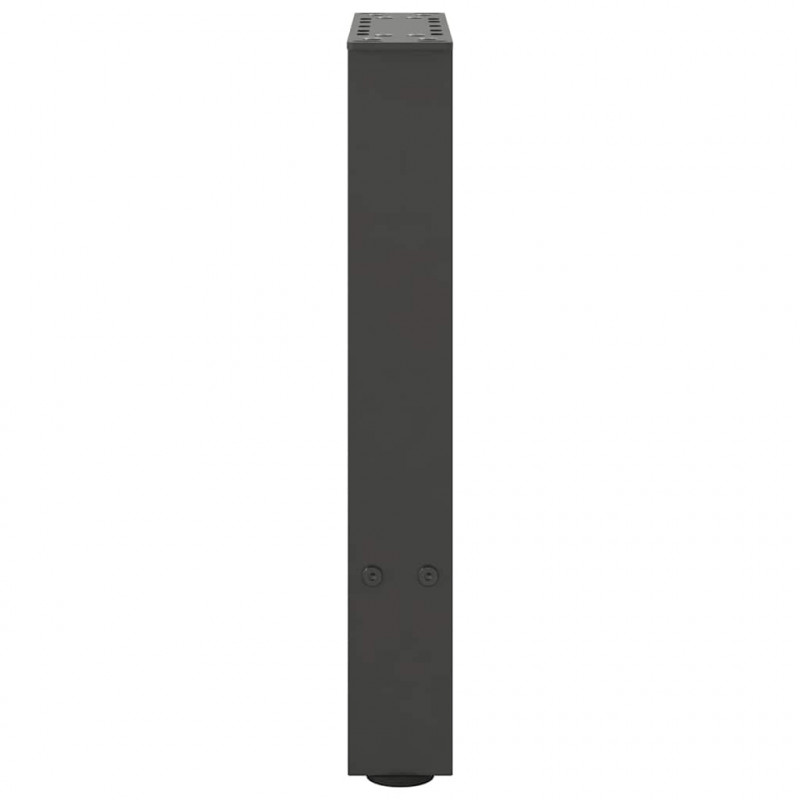 Nogi do stolika kawowego Antracyt 2 szt. 28x(42-43) cm Stal