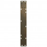 Nogi do stołu jadalnego w kształcie litery V 3 szt. Naturalna stal 70x(72-73,3) cm Stal