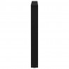 Nogi do stołu jadalnego w kształcie litery V 3 szt. Czarne 80x(72-73,3) cm Stalowe