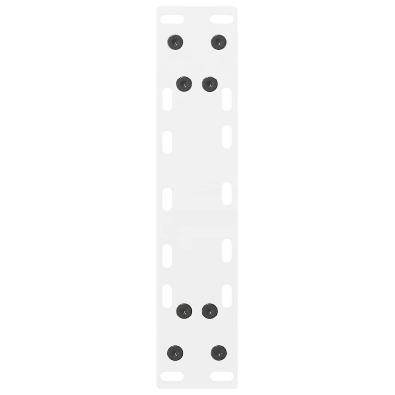 Nogi do stolika kawowego białe 2 szt. 38x(42-43) cm stal