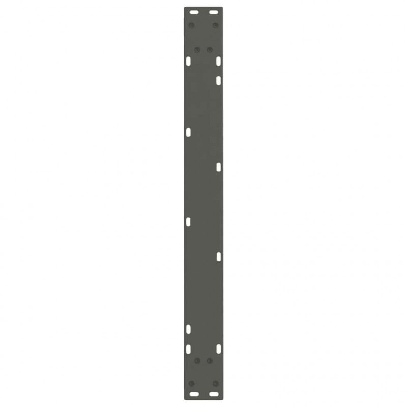 Nogi do stołu jadalnego w kształcie litery V 3 szt. Antracyt 80x(72-73,3) cm Stal