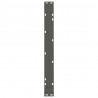 Nogi do stołu jadalnego w kształcie litery V 3 szt. Antracyt 80x(72-73,3) cm Stal