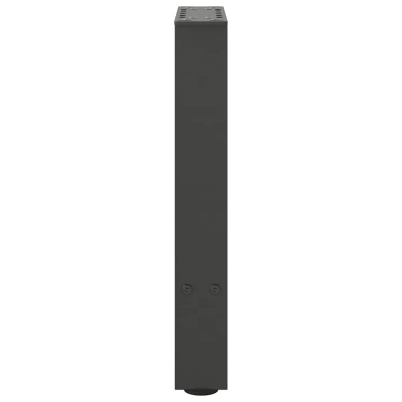Nogi do stolika kawowego Antracyt 2 szt. 38x(42-43) cm Stal