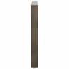 Nogi do stołu jadalnego w kształcie litery V 3 szt. Naturalna stal 80x(72-73,3) cm Stal