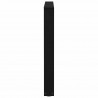 Nogi do stołu jadalnego w kształcie litery V 3 szt. Czarne 90x(72-73,3) cm Stal