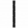 Nogi do stołu jadalnego w kształcie litery V 3 szt. Czarne 90x(72-73,3) cm Stal
