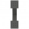 Nogi do stołu jadalnego w kształcie litery X 2 szt. Antracyt 50x(72-73) cm Stal