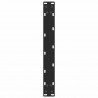 Nogi do stolika kawowego czarne 2 szt. 50x(42-43) cm stal