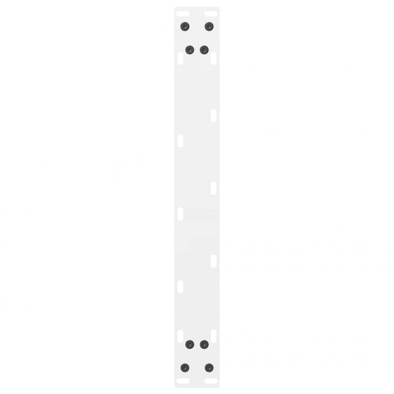 Nogi do stolika kawowego białe 2 szt. 50x(42-43) cm stal
