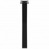 Nogi do stołu jadalnego w kształcie litery X 2 szt. Czarne 60x(72-73) cm Stal