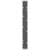 Nogi do stołu jadalnego w kształcie litery V 3 szt. Antracyt 90x(72-73,3) cm Stal
