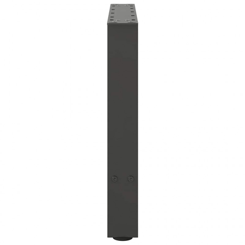 Nogi do stolika kawowego Antracyt 2 szt. 50x(42-43) cm Stal