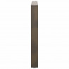 Nogi do stołu jadalnego w kształcie litery V 3 szt. Naturalna stal 90x(72-73,3) cm Stal