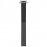 Nogi do stołu jadalnego w kształcie litery X 2 szt. Antracyt 60x(72-73) cm Stal