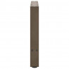 Nogi do stolika kawowego Naturalna stal 2 szt. 50x(42-43) cm Stal