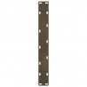 Nogi do stolika kawowego Naturalna stal 2 szt. 50x(42-43) cm Stal