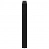 Nogi do stołu jadalnego w kształcie litery V 3 szt. Czarne 100x(72-73,3) cm Stal