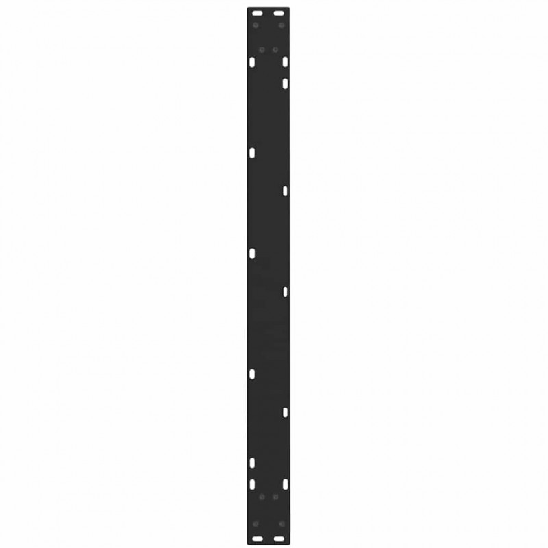 Nogi do stołu jadalnego w kształcie litery V 3 szt. Czarne 100x(72-73,3) cm Stal
