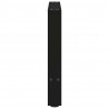 Nogi do stolika kawowego czarne 2 szt. 60x(42-43) cm stal