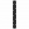 Nogi do stolika kawowego czarne 2 szt. 60x(42-43) cm stal
