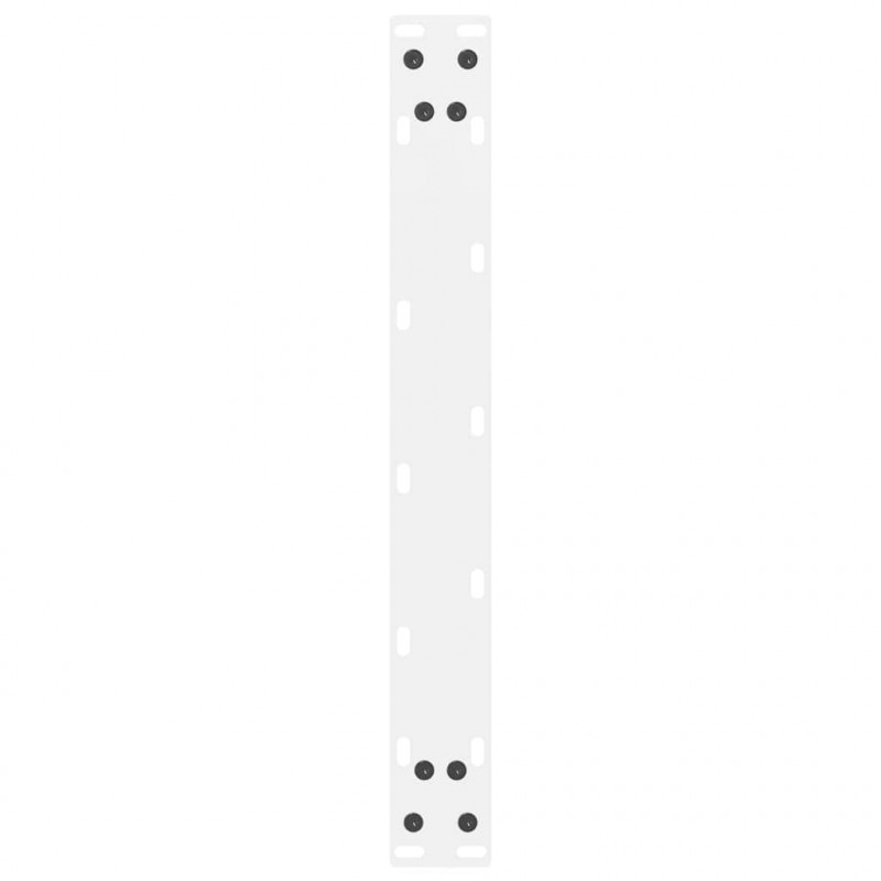 Nogi do stolika kawowego Białe 2 szt. 60x(42-43) cm Stal