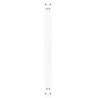 Nogi do stołu jadalnego w kształcie litery V 3 szt. Białe 100x(72-73,3) cm Stal