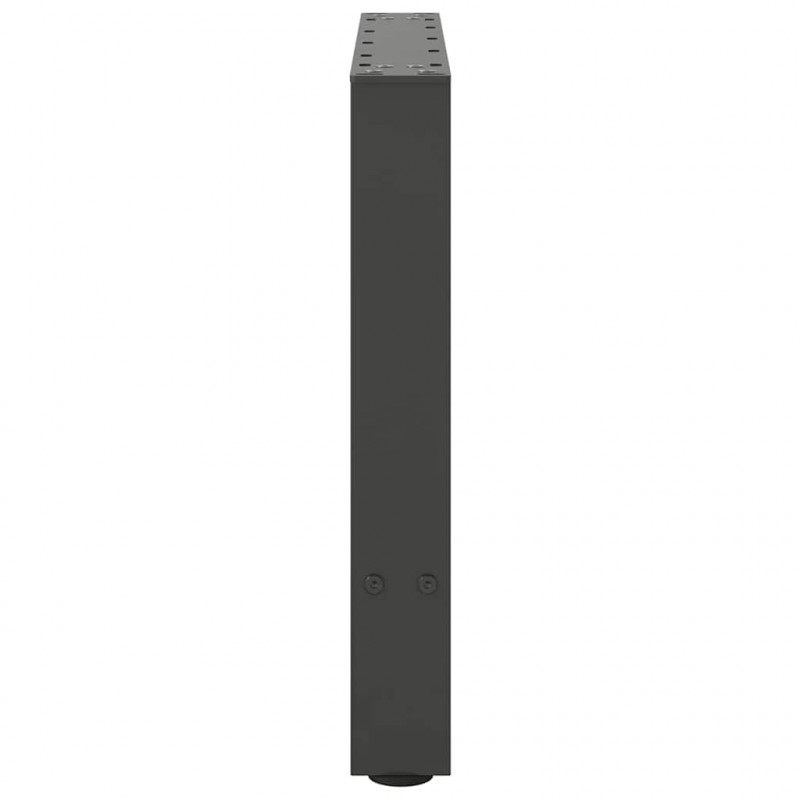 Nogi do stolika kawowego Antracyt 2 szt. 60x(42-43) cm Stal