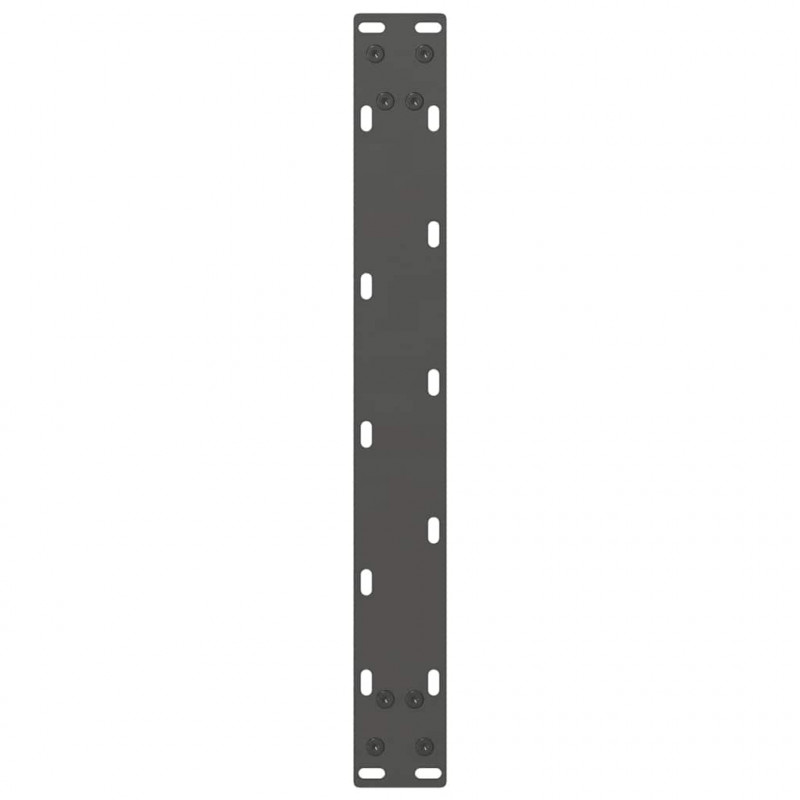 Nogi do stolika kawowego Antracyt 2 szt. 60x(42-43) cm Stal
