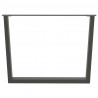 Nogi do stołu jadalnego w kształcie litery V 3 szt. Antracyt 100x(72-73,3) cm Stal