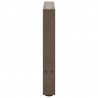 Nogi do stolika kawowego Naturalna stal 2 szt. 60x(42-43) cm Stal
