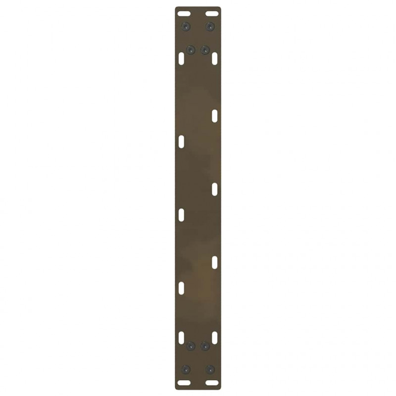 Nogi do stolika kawowego Naturalna stal 2 szt. 60x(42-43) cm Stal