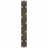 Nogi do stolika kawowego Naturalna stal 2 szt. 60x(42-43) cm Stal