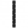 Nogi do stolika kawowego czarne 2 szt. 70x(42-43) cm stal