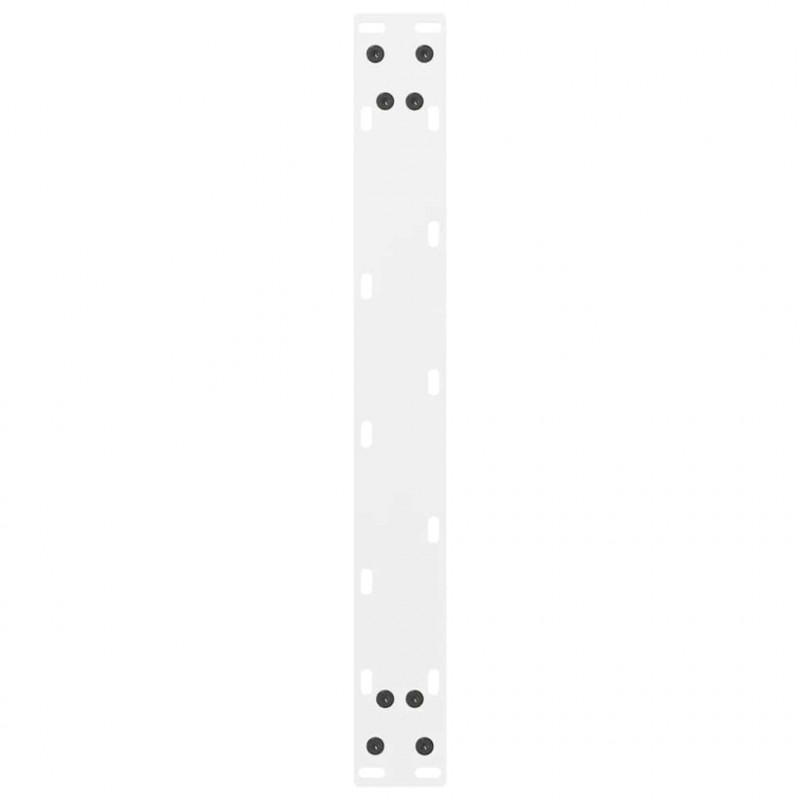 Nogi do stolika kawowego białe 2 szt. 70x(42-43) cm stal