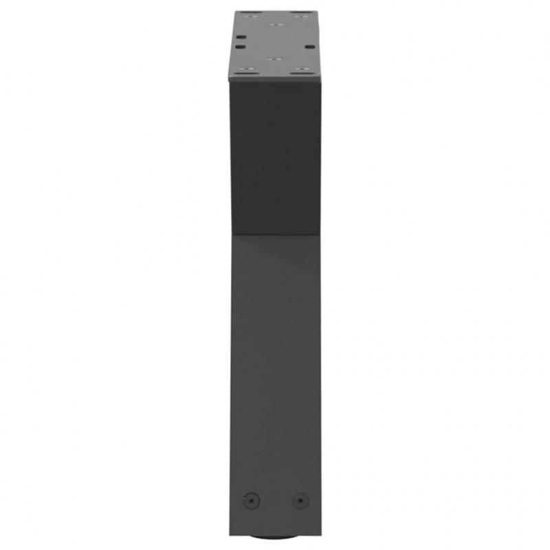 Nogi do stolika kawowego 2 szt. Antracyt 30x(30-31,3) cm Stal