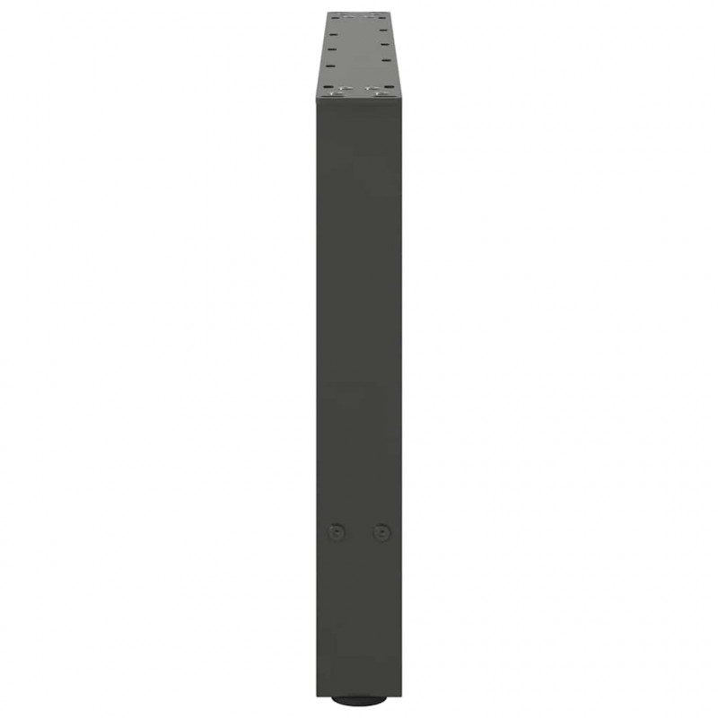 Nogi do stolika kawowego Antracyt 2 szt. 70x(42-43) cm Stal