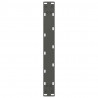 Nogi do stolika kawowego Antracyt 2 szt. 70x(42-43) cm Stal