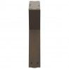 Nogi do stolika kawowego 2 szt. Naturalna stal 30x(30-31,3) cm Stal