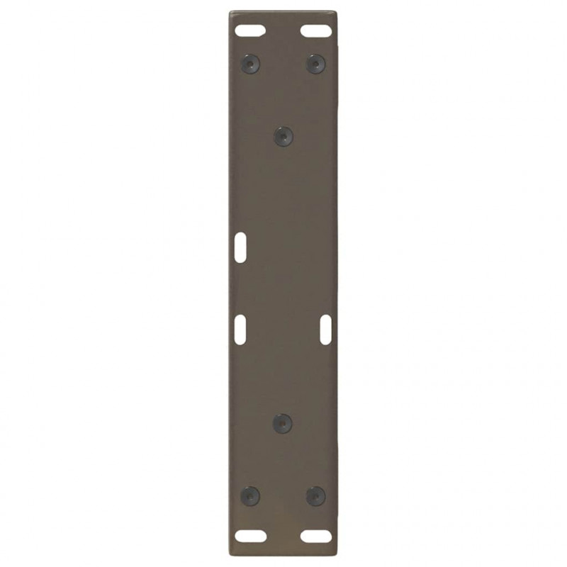 Nogi do stolika kawowego 2 szt. Naturalna stal 30x(30-31,3) cm Stal