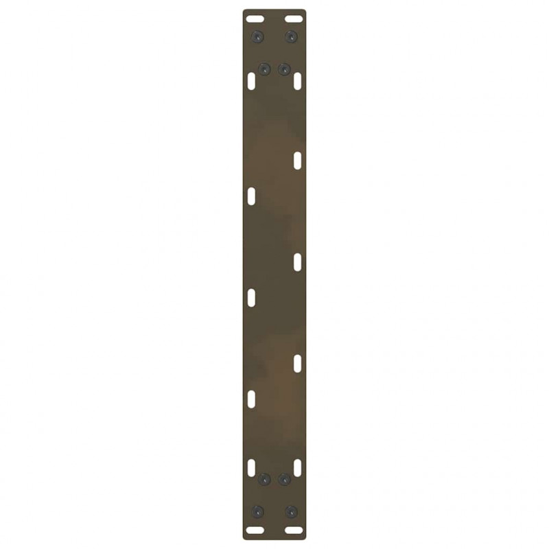 Nogi do stolika kawowego Naturalna stal 2 szt. 70x(42-43) cm Stal