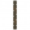Nogi do stolika kawowego Naturalna stal 2 szt. 70x(42-43) cm Stal
