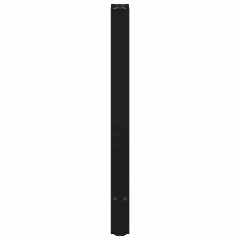 Nogi do stołu konsolowego czarne 2 szt. 28x(72-73) cm stal