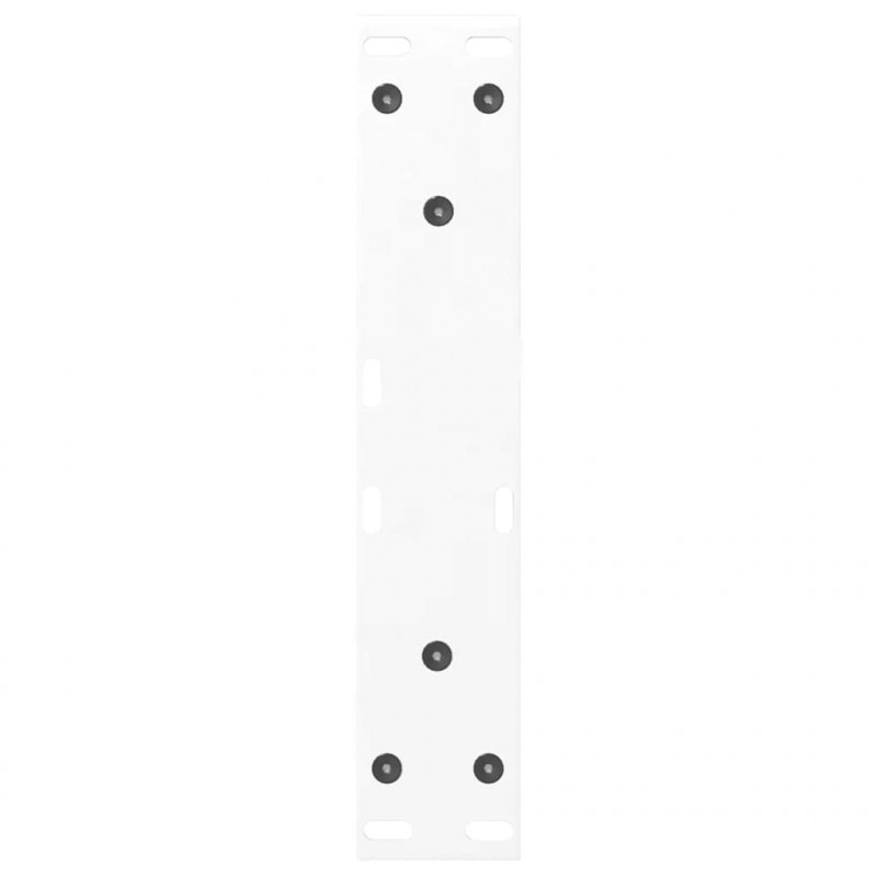 Nogi do stolika kawowego 2 szt. Białe 40x(30-31,3) cm Stal